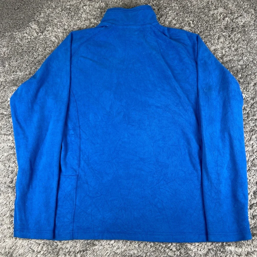 The North Face Glacier Heavyweight Full-Zip Fleece Jacket Mens M Blue Polartec